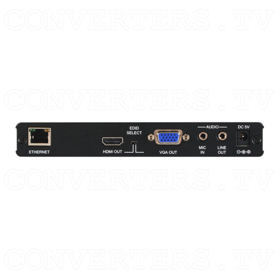 HDMI & VGA Receiver over IP with USB Connections - Back View