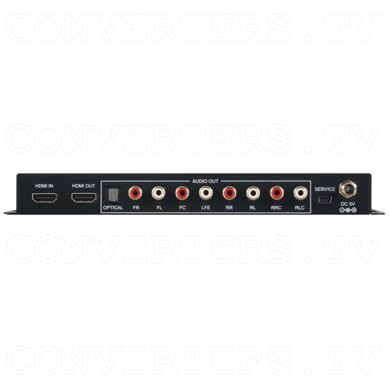 UHD 4K 6G Audio Extractor - Back View