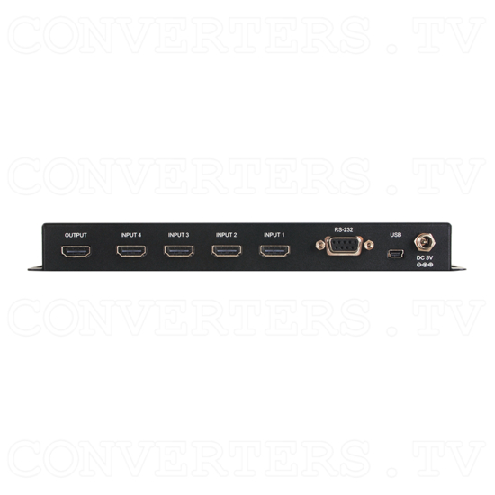 4 Way HDMI UHD+ Switch - ID#15491 Back View.png