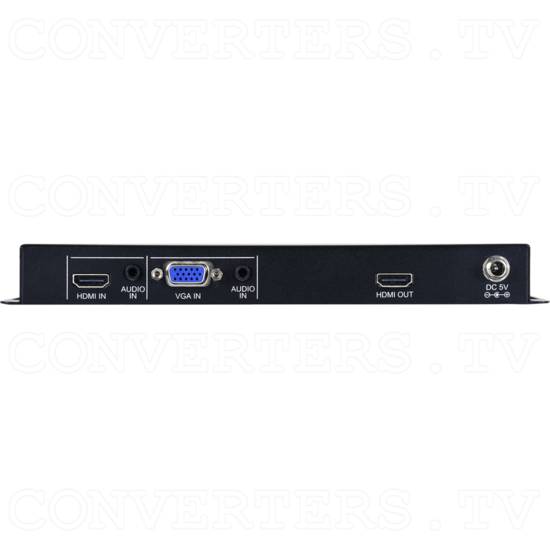 HDMI, VGA and Component Video to 4K UHD+ HDMI Scaler - ID#15479 Back View.png