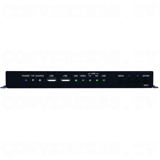 4K UHD+ HDMI over IP Transceiver with USB Extension - ID#15628 Front View.png